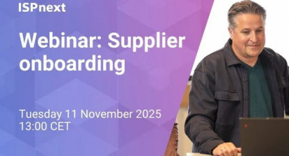 Webinar: Supplier onboarding Webinar: Supplier onboarding