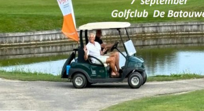 Inkopers op de golfbaan
