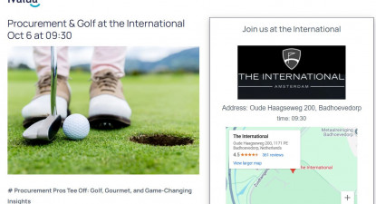 Procurement & Golf at the International