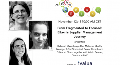 Webinar: From Fragmented to Focused: Elkem’s Supplier Management Journey Webinar: From Fragmented to Focused: Elkem’s Supplier Management Journey